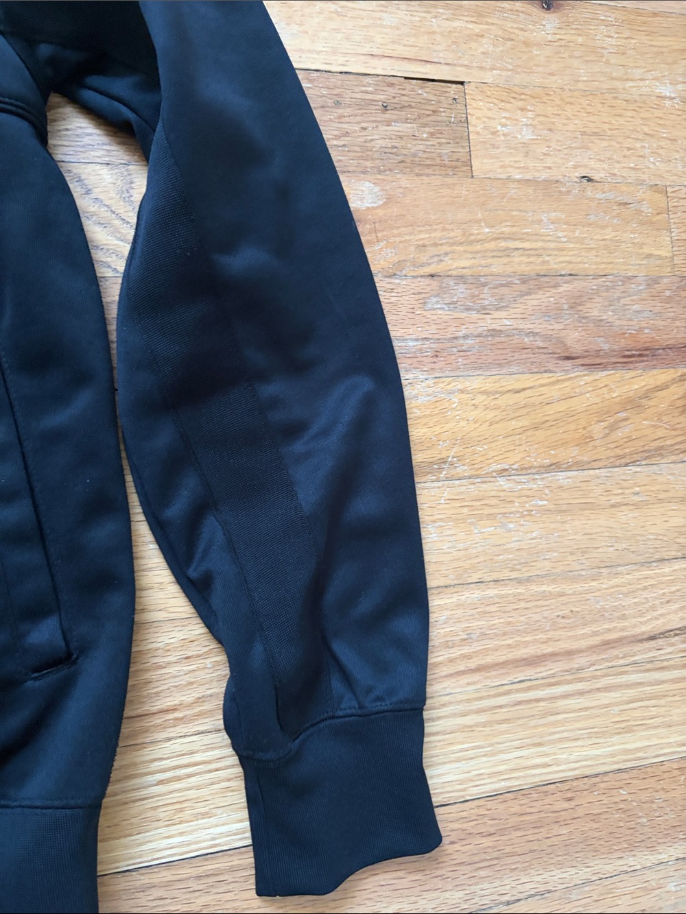nike black/black full zip track jacket mens medium - Picture 4 of 5